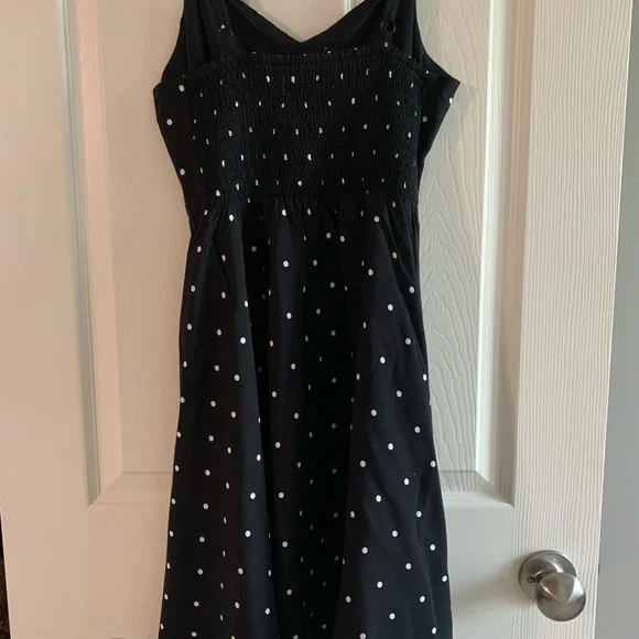 Old Navy Black & White Polka Dot Dress - Picture 5 of 5